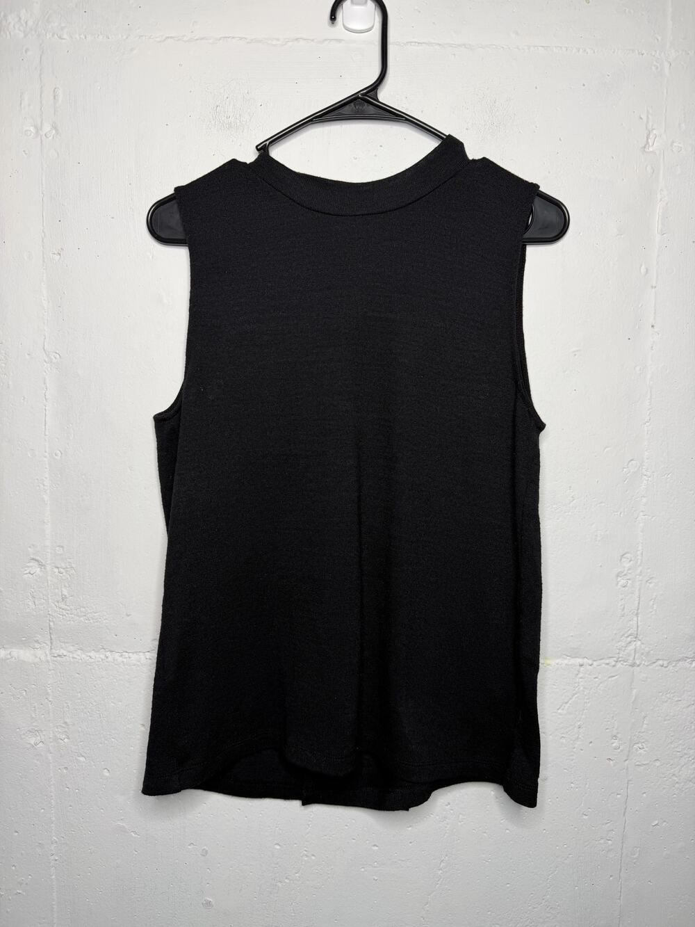 Rag and Bone Jeans Sleeveless Split Back Size Large Sweater Top Blouse